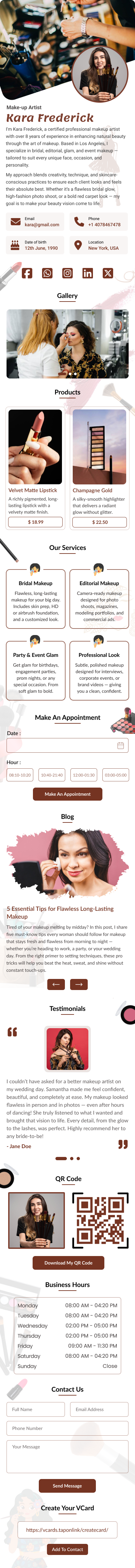 Makeup Artist